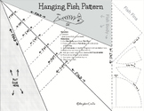 Hanging Fish Pattern  (three sizes)