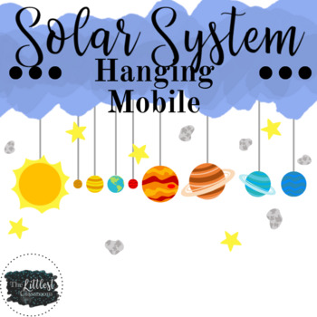 Preview of Hanging Solar System Mobile | Planet Mobile | Solar System Decorations