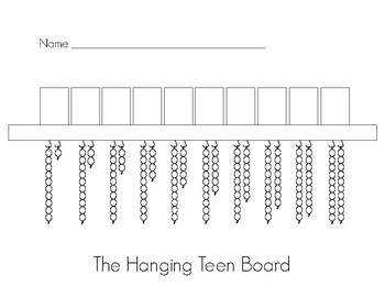 Preview of Hanging Teen Board - Montessori