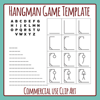 Hangman game template, Packs