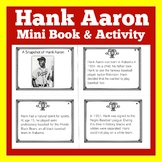 Hank Aaron Baseball | Worksheet Activity Biography Lesson 