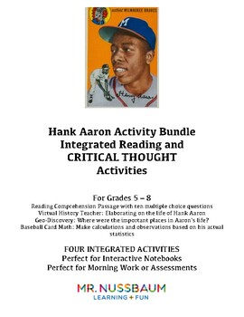 Mr. Nussbaum - Hank Aaron Biography