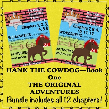The Original Adventures of Hank the Cowdog (Erickson) Novel Study (27 pages)