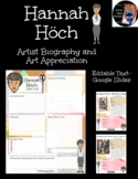 Hannah Höch Art Activities, Google Slides (Editable), Onli