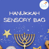 Hanukkah sensory bag fine motor activity