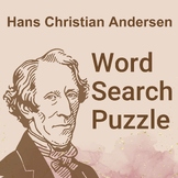 Hans Christian Andersen Word Search Puzzle - Pioneers