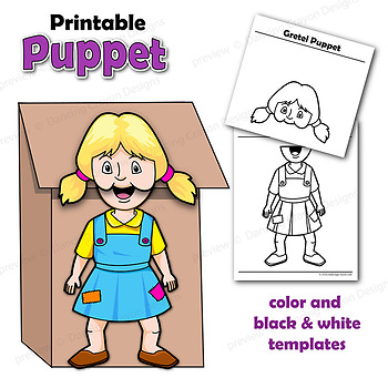 Pirate Paper Bag Puppets - with printable template - Easy Peasy and Fun