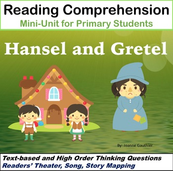 Preview of Hansel and Gretel - A fairy tale reading comprehension unit