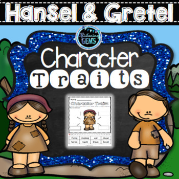Preview of Hansel and Gretel Character Traits Activities (NO PREP) | Fairy Tales Activities