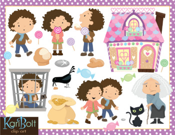 Preview of Hansel and Gretel Clip Art