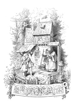 hansel and gretel house coloring page