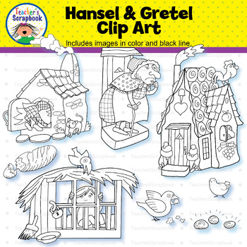 Hansel And Gretel Fairy Tale Clip Art By Teachersscrapbook Tpt