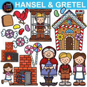 Hansel And Gretel Fairy Tale Clip Art By First Class Clipart TPT