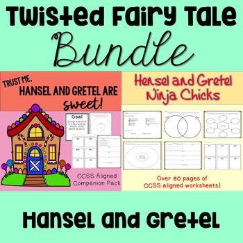Preview of Hansel and Gretel Twisted Fairy Tale Bundle