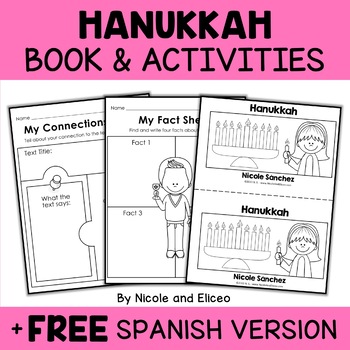 Preview of Hanukkah Activities and Mini Book + FREE Spanish