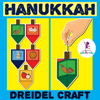 Preview of Hanukkah 3D Dreidel Craft -Engage, Create, Celebrate | Holidays Around the World