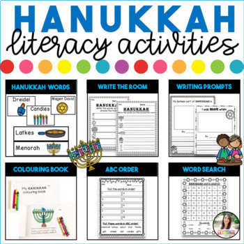 Preview of Hanukkah Activities | Literacy activities | chanukkah