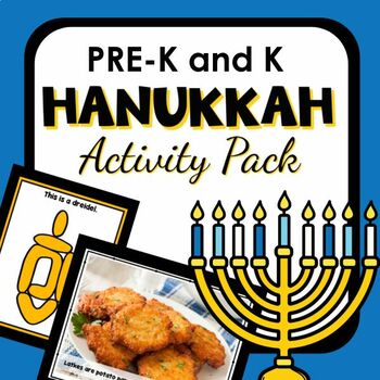 Preview of Hanukkah Activities and Centers for PreK and Kindergarten
