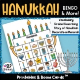 Hanukkah Activities for Speech Language Therapy | Printabl