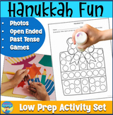 Hanukkah Activity Fun for Speech Language Therapy