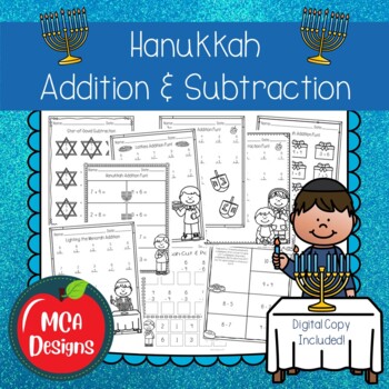 Preview of Hanukkah Addition and Subtraction