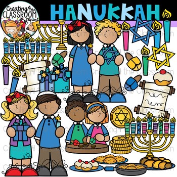 Preview of Hanukkah Clipart {Holidays Around the World Clipart}