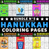Hanukkah Coloring Book Bundle N° 5 - 62 Sheets
