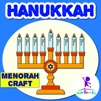 Preview of Hanukkah Craft Activities | Chanukah Menorah | Engage, Create, Celebrate!