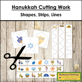 Hanukkah Cutting Work - Scissor Practice