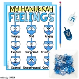 Hanukkah Dreidels Feelings & Emotions Chart FREEBIE SEL & 