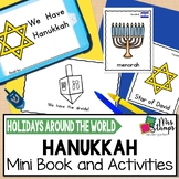 Hanukkah Emergent Reader Mini Book and Holidays Around the