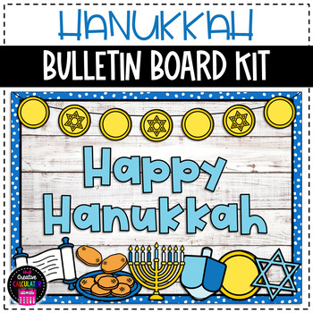 Preview of Hanukkah Festival of Lights Bulletin Board or Door Decor