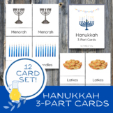 Hanukkah Festival of Lights Montessori Vocabulary 3 Part C