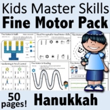 Fine Motor Activities Pack for Hanukkah - (With Math and S