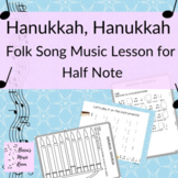 Hanukkah, Hanukkah // Holiday music lesson for half note +