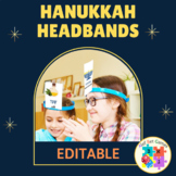 Hanukkah Headbands Game: Editable Template!