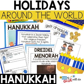 Preview of Hanukkah Unit | Holiday Around the World Preschool through Second Grade