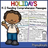 Hanukkah Holidays Reading Comprehension Passages K-2
