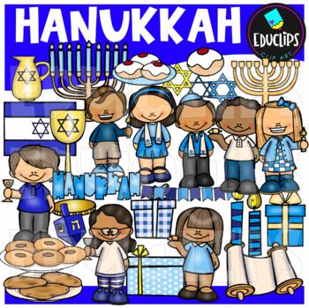 Preview of Hanukkah Clip Art Set {Educlips Clipart}