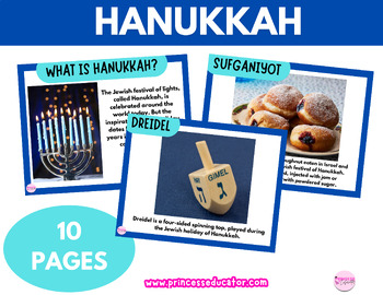 Preview of Hanukkah Learning Cards | Holiday Awareness