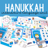 Hanukkah Preschool Speech & Language Therapy Unit (+BOOM Cards)