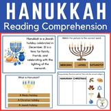 Hanukkah Reading Comprehension Activities | Boom Cards