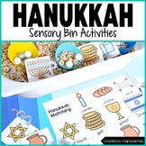 Hanukkah Sensory Bin Activities and Fine Motor for Toddler