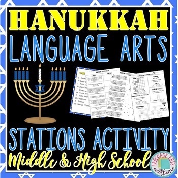 Preview of Hanukkah Stations Activity