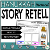 Hanukkah Story Retell Sequencing Beginning, Middle, & End 