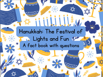 Preview of Hanukkah: The Festival of Lights and Fun" - A Children's Fact Book