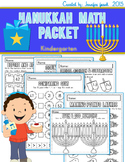 Hanukkah Theme Math Packet for Kindergarten