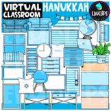 Hanukkah Virtual Classroom Clip Art Set {Educlips Clipart}