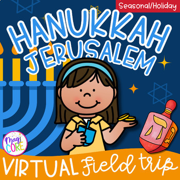 Preview of Hanukkah Virtual Field Trip - Google Slides Digital Resource Holiday Activity