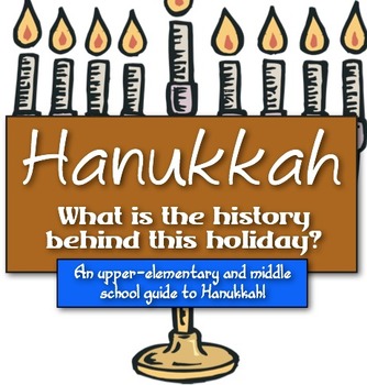 Preview of History of Hanukkah Student Reading and Activity for Hanukkah